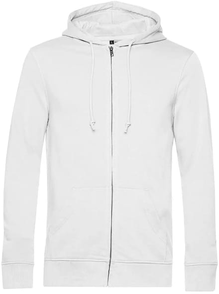 Hooded sweatshirt met rits B&C Organic