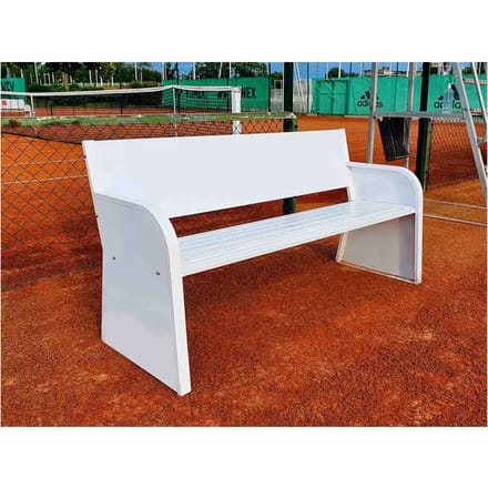 Reclame stalen tennisbank Carrington