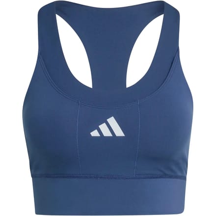 Adidas Performance Adi365 Medium Support Hardloopbeha Met Zakjes - Dames - Blauw