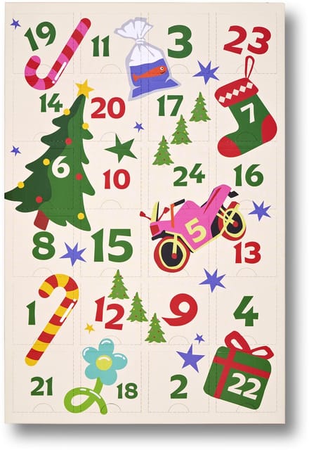 Happy Socks Sokken 24-Pack XMAS Adventskalender Set van 24