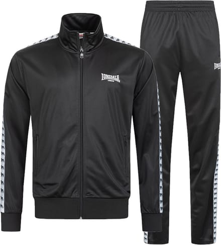 Lonsdale Trainingspak Wyberton Zwart - Maat: S