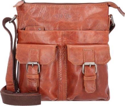 Pride and Soul schoudertas - LILLY LITTLE - leer - cognac - JU-47602