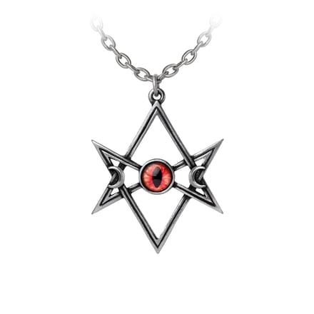 Alchemy - Unicursal Hex Ketting - Zilverkleurig