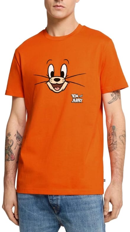 Tom And Jerry Jerry's Kostuum Premium T Shirt Heren