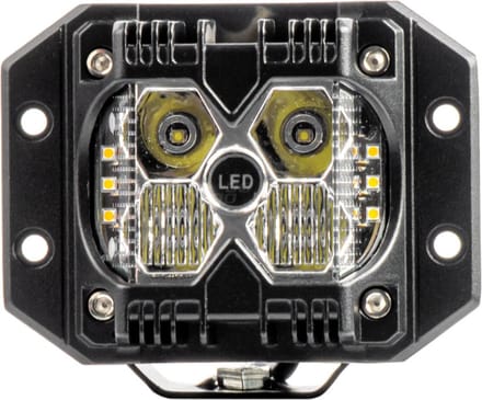 LED werklamp - R10 - Wit + oranje - 60W - 6000 Lumen