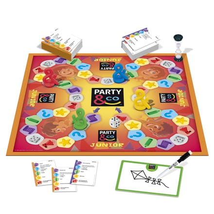 Jumbo - Party & Co. Junior - Bordspel voor kinderen - Vanaf 8 jaar - Actiespel - Partyspel