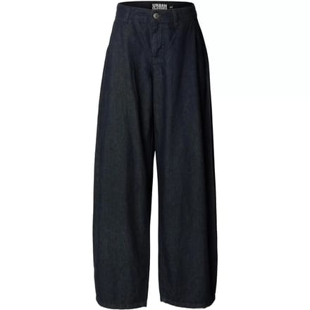Urban Classics - Light Denim Barrel Wijde broek - Taille, 32 inch - Blauw