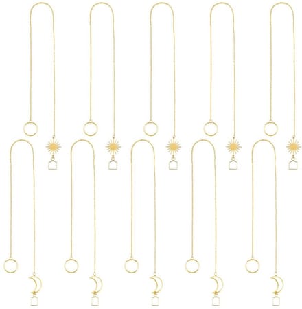 Dailygoods - Set van 10 Suncatchers Kettingen voor Vensterdecoratie