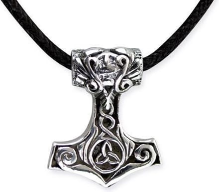 Thor´s Hammer zilveren hanger K431