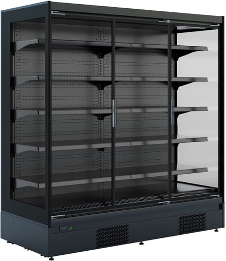 Combisteel Wandkoeling - Mike - Zwart - +2°C/+4°C - Geforceerd - 1350x865x2000mm