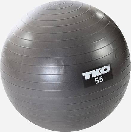 Fitness Ball 55cm, Gray, Chart & Pump | TKO Europe