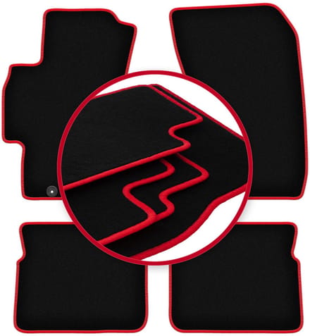 CARLUX-RED automatten voor: Subaru Forester III SUV (2008-2013)