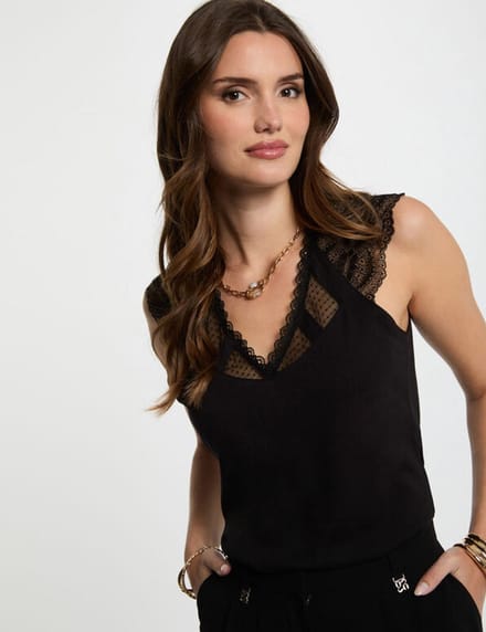 Morgan - Short-sleeved t-shirt 252-Demyl Black - Maat : S