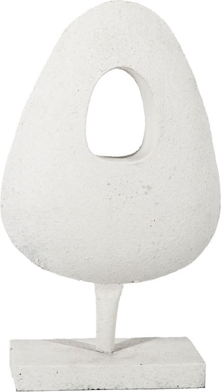 Ornament donut structuur wit