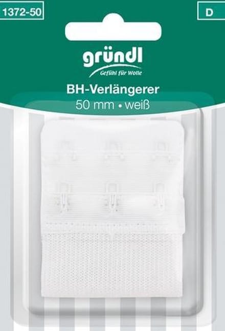 1372-50 BH-verlenger wit 50mmx85mm