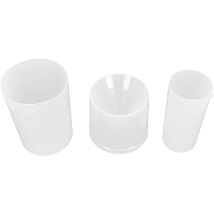 Regenmeter Cilinder Professionele Nauwkeurige Schaalmeting Transparante Plastic Regenmeter voor white