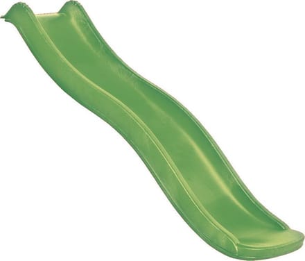 Kunststof glijbaan Tweeb - 175 cm - Platformhoogte 90 cm - Limoengroen