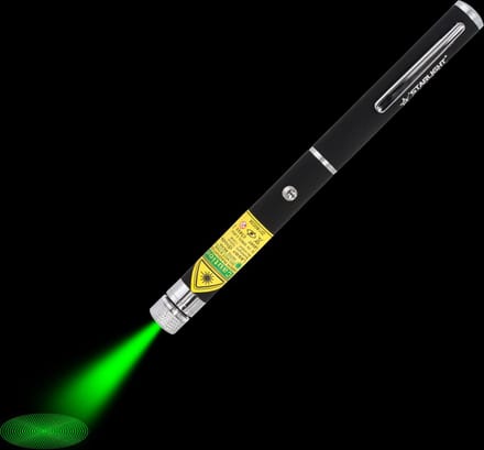 Starlight Lasers® X2 Groene Laserpen met 5in1 patronen | Inclusief 2x AAA batterijen - model 2025
