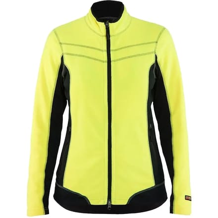 Blåkläder 4924-1010 Dames Microfleecevest Geel/Zwart maat M