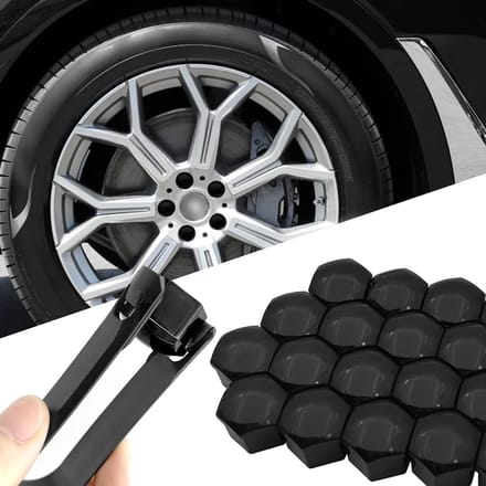 Dailygoods- Wielmoerdoppen 17mm - 20 Stuks - Wielmoerkapjes