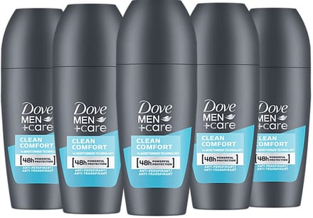 Dove Men + Care Deo Roller - Clean Comfort - 6 x 50 ml