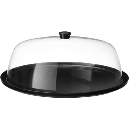 Plateau de présentation de buffet rond avec couvercle, diamètre 350 mm - Hendi 203576