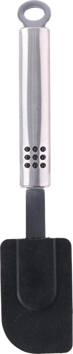 Alpina Spatel 24 Cm Staal/siliconen Zwart/zilver