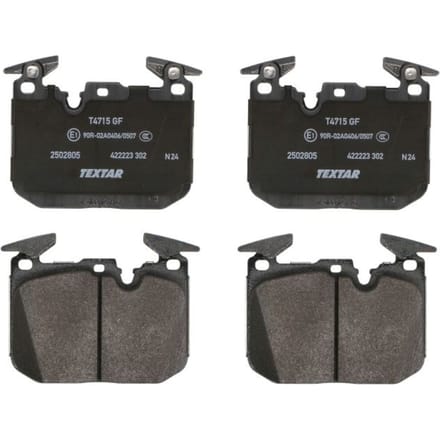 Remblokset TEXTAR 2502805, voor