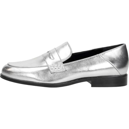 Shoecolate Mocassin Mocassin - Zilverkleur - Maat 37
