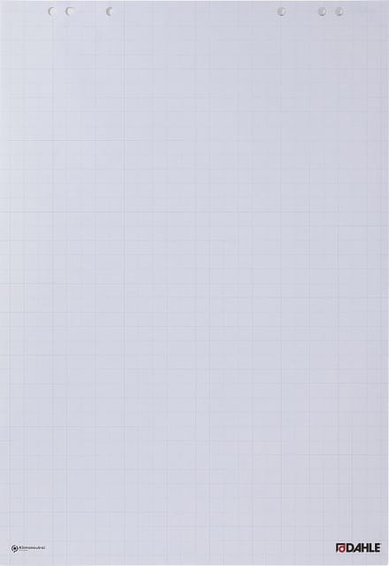 Dahle 95037 Flipover papier | 1 blok á 20 vel | Ruitjes | 68 x 99 cm