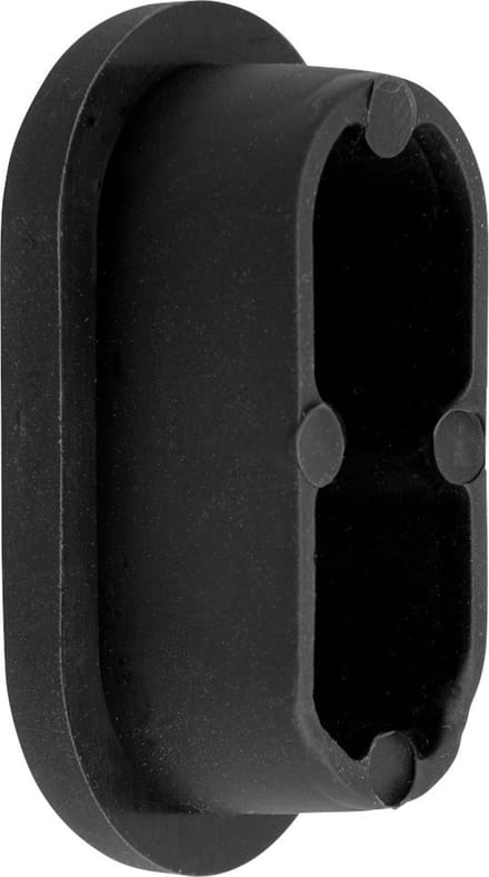 Hermeta LOSSE BUFFER OVAAL ZWART (4709-80)