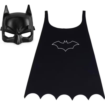 DC Batman - Batman-set met cape en masker - accessoire voor superheldenkostuum