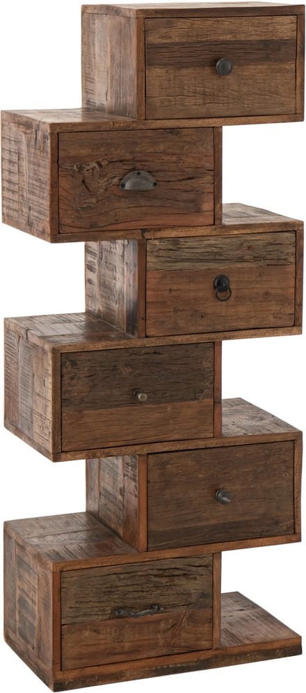 J-Line ladekast Toro - gerecycleerd hout - naturel