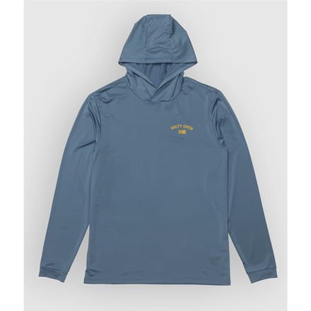 Salty Crew Overnight Hood Sunshirt Longsleeve Lycra blauw