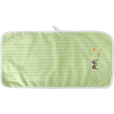 Serviettes à main pour enfants, multifonctions, douces, absorbantes, à séchage rapide, en velours corail beige