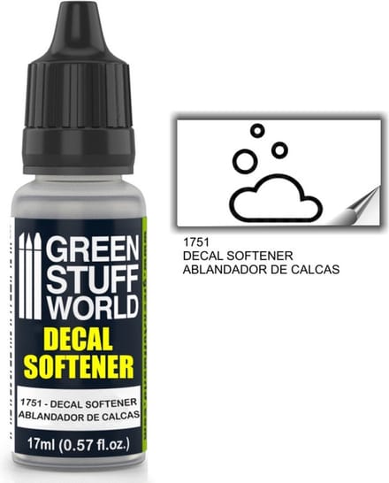 Green Stuff World Modelbouwdecoratie - Stuff World 1751 Decal Softener - 17ml Decal vloeistof