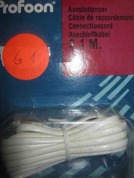 Profoon ISDN aansluitkabel 2.1 mtr IS-21