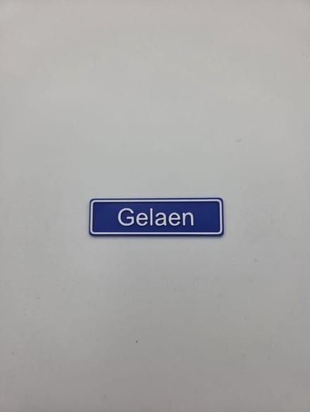 3D plaatsnaam speldje Gelaen