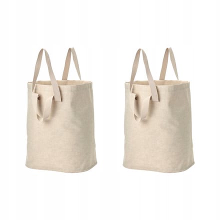2x Luxe Waszak met 100L inhoud - Beige