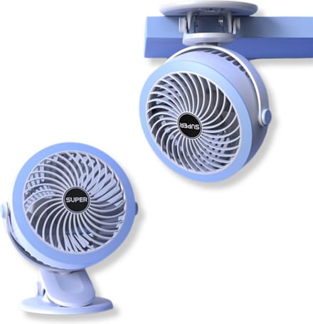 Livano Ventilator Staand - Ventilatoren - Tafelventilator - Statief - Extra Verkoelend - Aircooler - Cooling Fan - Cooler - Blauw