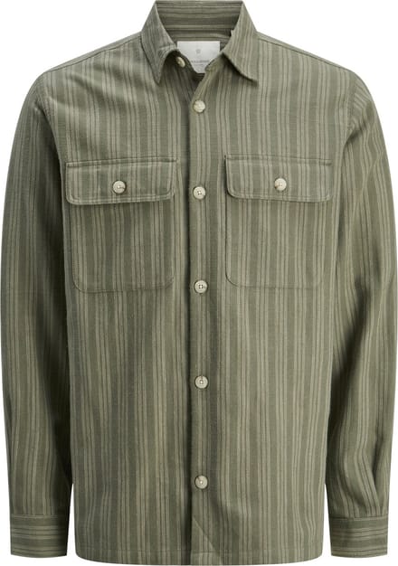 JACK&JONES - JPRCCRAYMOND SPRING STRIPE OVERSHIRT SN - Heren - Overhemden