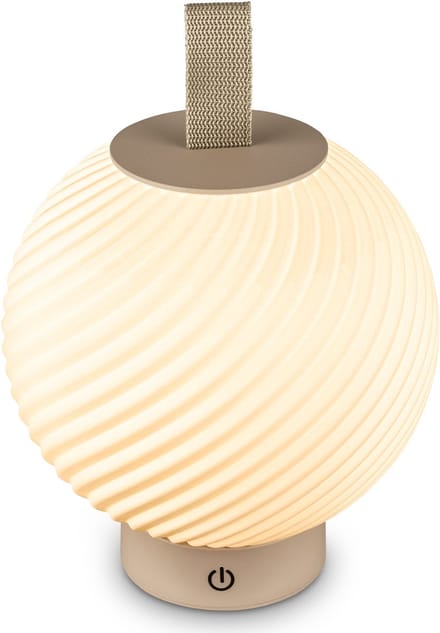 BRILONER Globe - Tafellamp oplaadbaar - dimbaar - warm wit licht - Ø18x25cm
