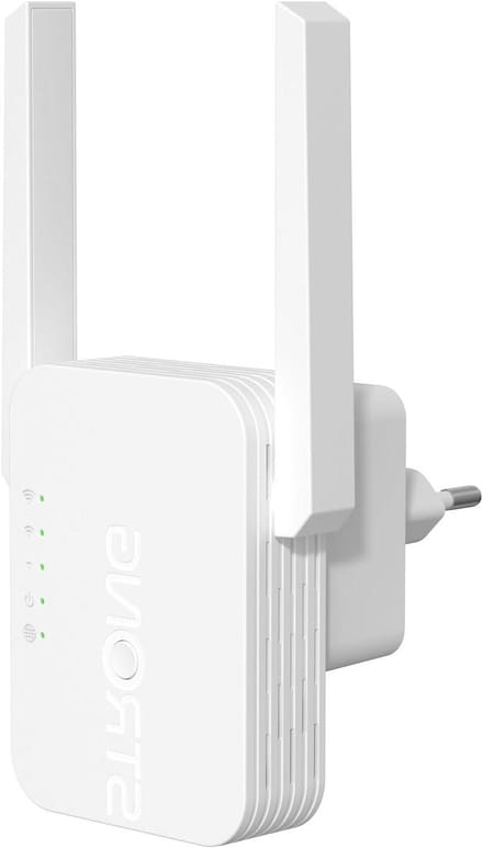 Wifi Versterker - Internet Repeater - Betere Dekking Huis - 300 Mbit/s Snelheid - Compact Stekkerontwerp - Wit
