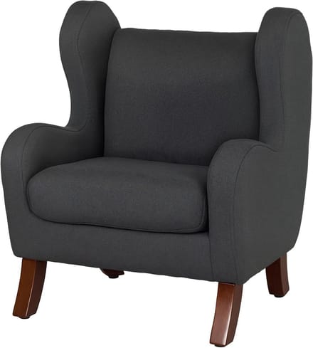 Comfortabele Kinderstoel met Oren - Vintage Grijs
