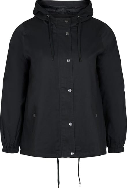 Parka jas met capuchon en steekzakken