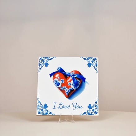 Delfts Blauw Moederdag Tegeltje