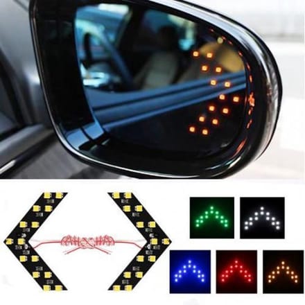 Auto spiegel Led richtingaanwijzer Wit