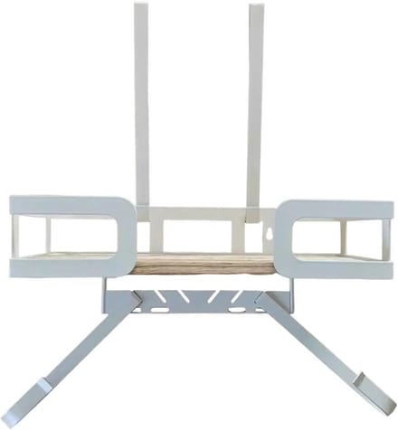 Strijkplank Organizer - Strijkijzer Houder - Strijkbenodigdheden Opbergen - Ruimtebesparend Ontwerp - 315 cm Lengte - Wit
