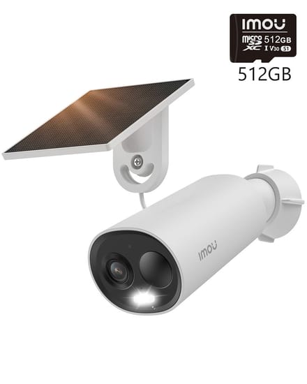 Cell 3C 100% Wireless 5MP/3MP - 5MP 3K + Solar Panel / + 512GB Memory Card