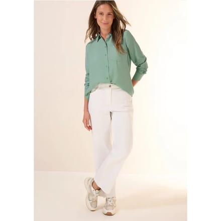 Overhemdblouse met structuur